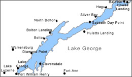 Lake George Map